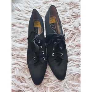 Prevata Navy Blue Strapped Heels